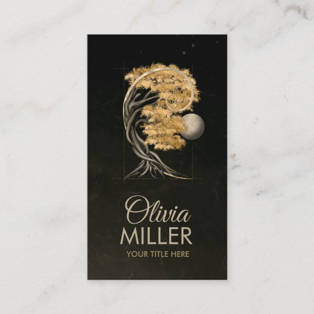 Ewige Transformation - Bonsai Butterfly Spirit Visitenkarte (Vorderseite)