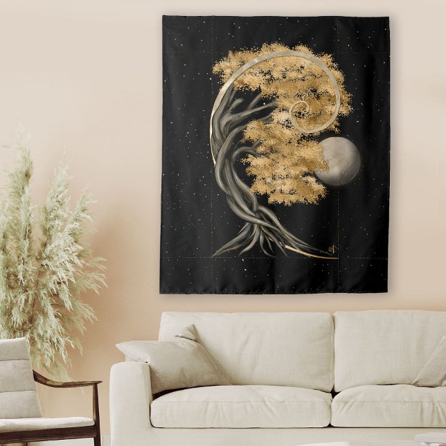 Ewige Transformation - Bonsai Butterfly Spirit Wandteppich (Von Creator hochgeladen)