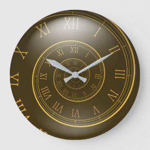 Ewige Uhr, spiralförmige römische Uhr