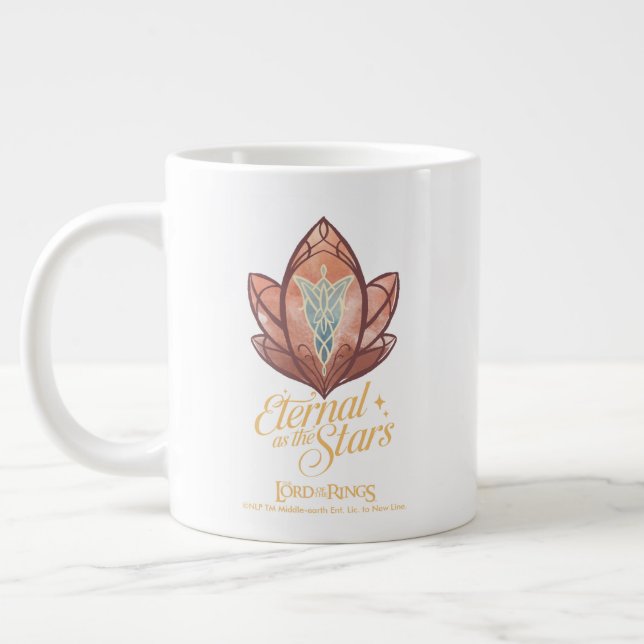 Ewiger als die Sterne Evenstar Grafik Jumbo-Tasse (Links)