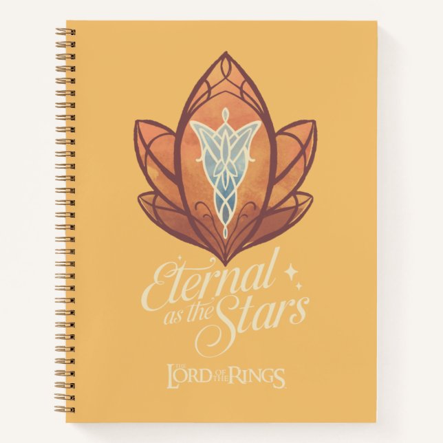 Ewiger als die Sterne Evenstar Grafik Notizbuch (Vorderseite)