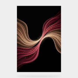 Ewiger Fluss der Liebe — Abstrakte romantische Kun Acrylschild