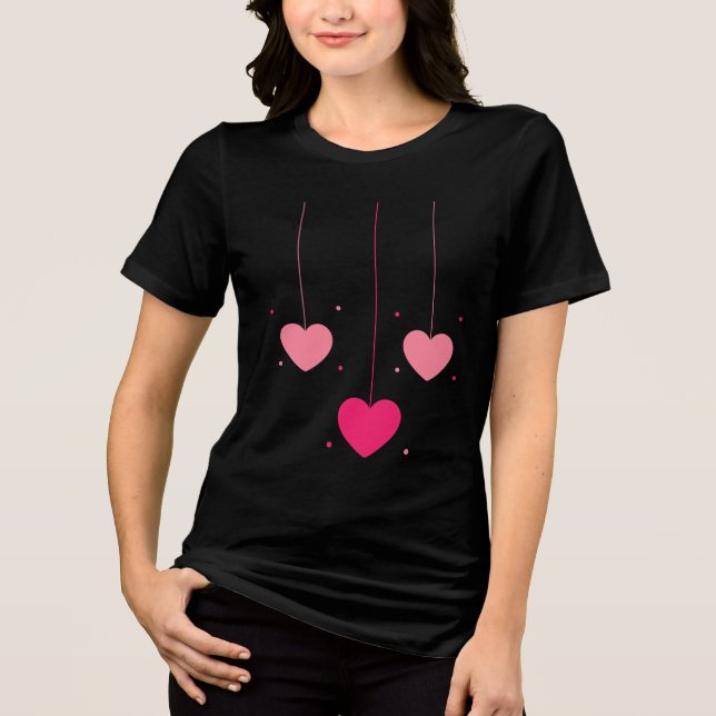 💌 Ewiger Herz-T - Shirt - Das perfekte Valentinst (Vorderseite)