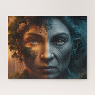 Ewiger Kontrast: Wo die Jugend das Alter erreicht Puzzle