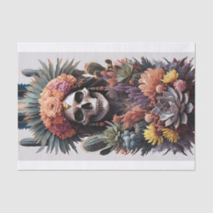 Ewiger Krieger, Indianerskulptur Seidenpapier