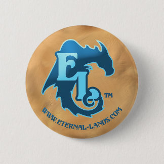 Ewiger Land-Logoknopf, blau Button