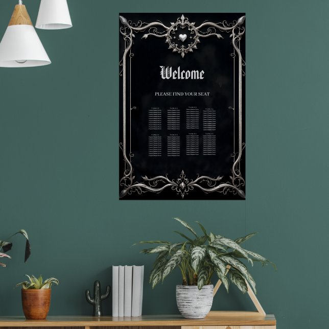 Ewiger Schwan der Liebe, für immer beginnt hier. Poster (Wohnzimmer 1)