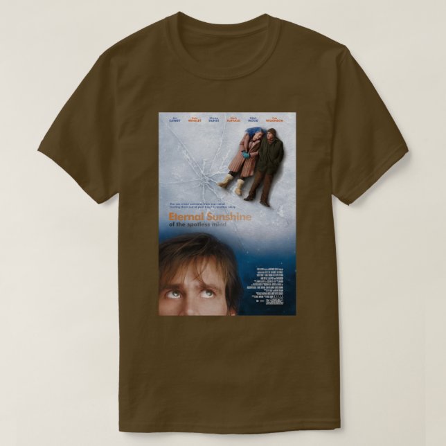 Ewiger Sonnenschein des unberührten Mind Movie Pos T-Shirt (Design vorne)