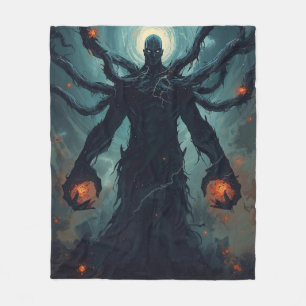 Ewiger Wächter der Flammen Dark Fantasy Fleecedecke