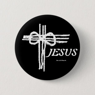 Ewiges Cross/JESUS Button