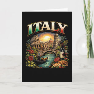 Ewiges Italien Feiertagskarte