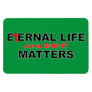 Ewiges Leben spielt eine Rolle Magnet