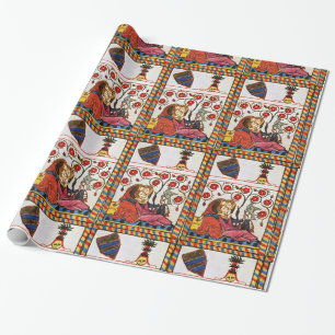 EWIGES LIEBE-ANTIKEN-PERGAMENT GESCHENKPAPIER