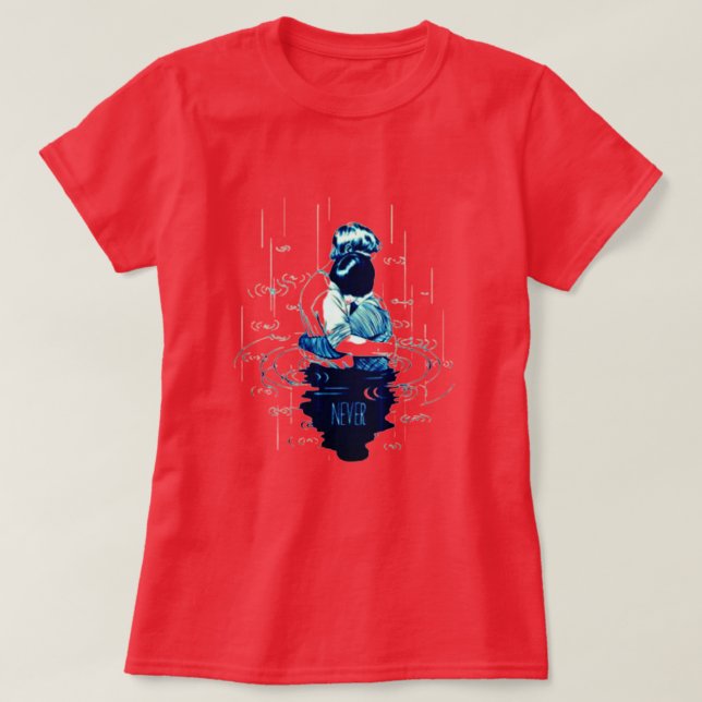 Ewiges Liebe Shirt, widme ich es einem I Liebe T- T-Shirt (Design vorne)