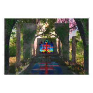 Ewiges Light Oaster Foto drucken