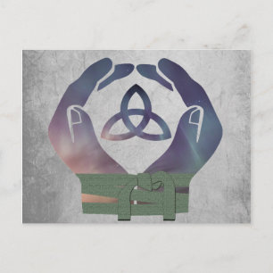 Ewigkeit Handfasting Save the Date Postkarte