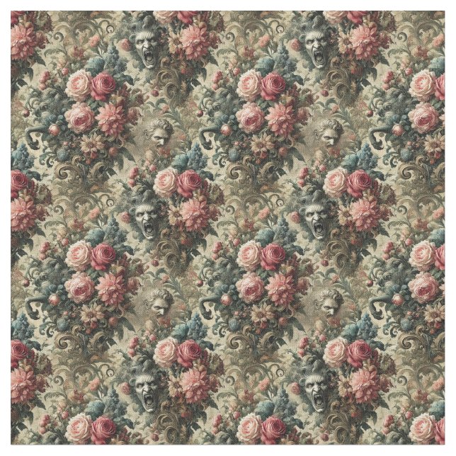 Ewigkeit ist oft genug - gotisch dichte Fliesen Stoff (Nahaufnahme)