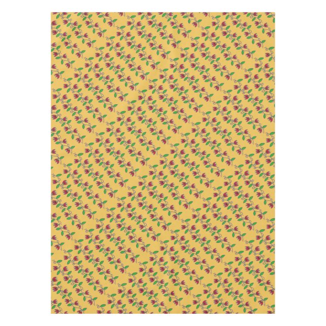 Ewigkeits-Rebe-ukrainisches Volkskunst-Motiv Tischdecke (Vorderseite)