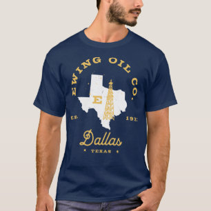 Ewing Oil Co Dallas Texas Est 1930 T-Shirt
