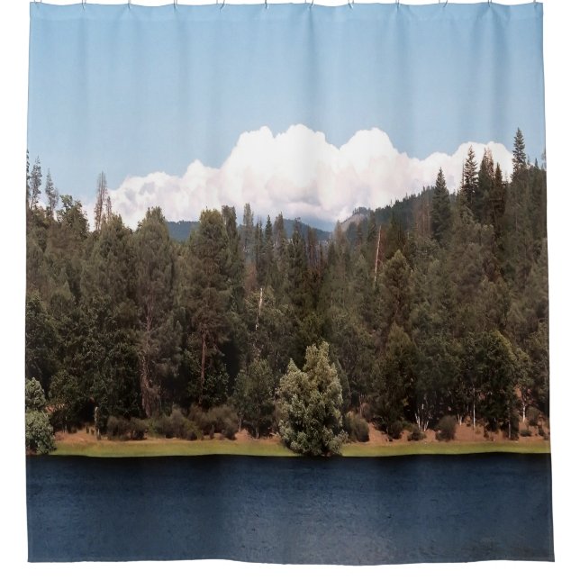 Ewing Reservoir im Frühjahr...... Duschvorhang (Vorderseite)