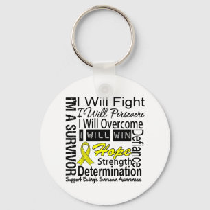 Ewing Sarcoma Dauerhafte Kämpfe Sieg Schlüsselanhänger