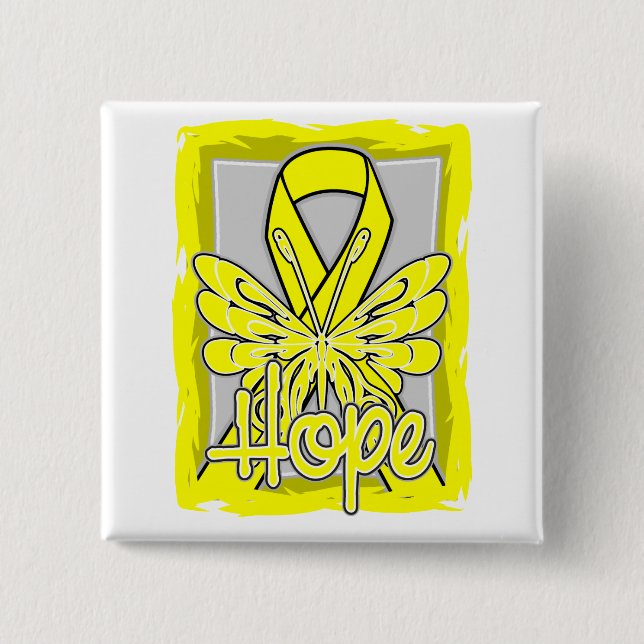 Ewing Sarcoma Hope Butterfly Portrait Button (Vorderseite)