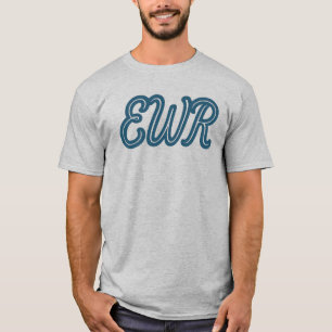 EWR Newark Airport Code - NYC Metro Aviation Gift T-Shirt