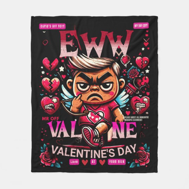 Eww Valentinstag Geschenke Fleecedecke (Vorderseite)