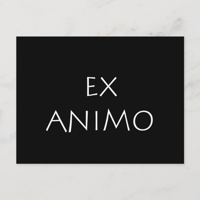 Ex animo postkarte (Vorderseite)