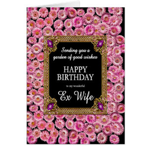 Ex Ehefrau Birthday Pink Daisies