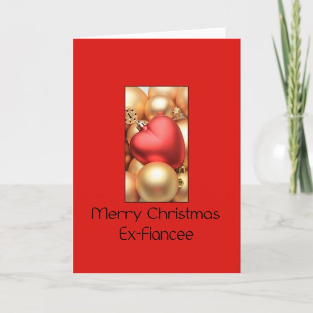Ex Fiance Frohe Weihnachtskarte Feiertagskarte (Vorderseite)
