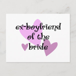 Ex-Freund der Bride Postkarte