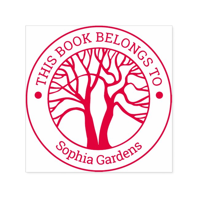 Ex Libris - Baum des Lebens Permastempel (Design)