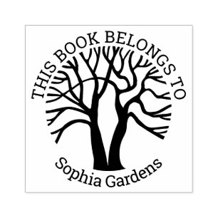 Ex Libris - Baum des Lebens v2 Gummistempel