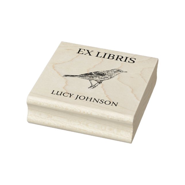 EX LIBRIS Bookplate | Personalized Library Book  Gummistempel (Stempel)