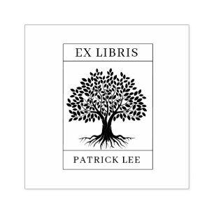 EX LIBRIS BRIEFMARKE, Exlibris, Exlibris Briefmark Gummistempel