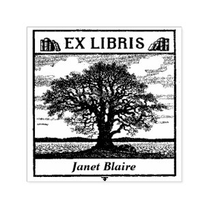 EX LIBRIS Buch-Platten-kundenspezifische Permastempel