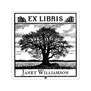 EX LIBRIS Buchungsplatte Custom Library Book Brief Permastempel