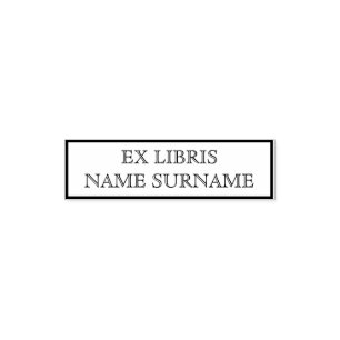 Ex Libris Buchzeichen Permastempel