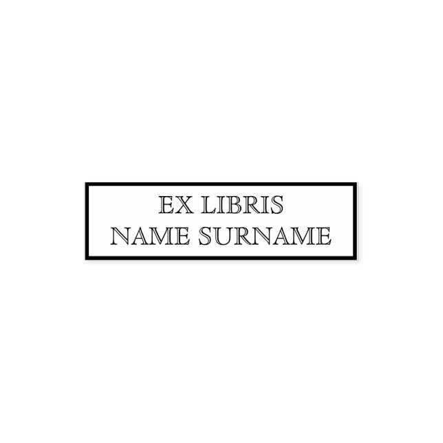 Ex Libris Buchzeichen Permastempel (Design)