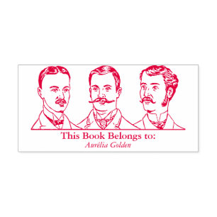 Ex Libris - Drei Männer v1 Permastempel