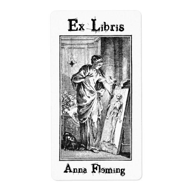 Ex Libris Painting Lady (Vorne)