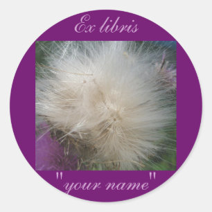 Ex Libris Thistle Seeds Stickers zum Anpassen