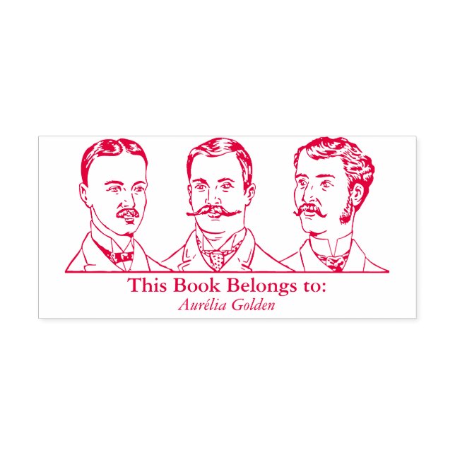 Ex Libris - Three Man v1 Permastempel (Design)
