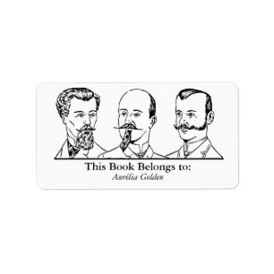 Ex Libris - Three Man v2 Adressaufkleber