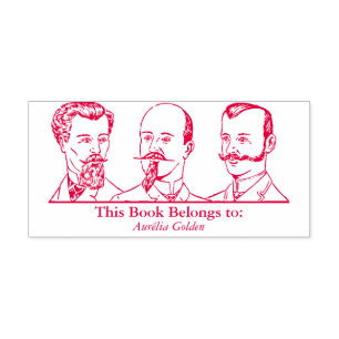 Ex Libris - Three Man v2 Permastempel