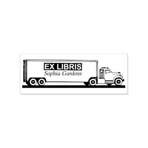 Ex Libris - Truck Gummistempel