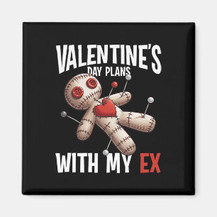 Ex-Liebhaber-Voodoo-Puppe Valentinstag Plan Lustig Magnet
