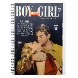 Ex Lover - Romance Comic Book - Retro Comic Notizblock