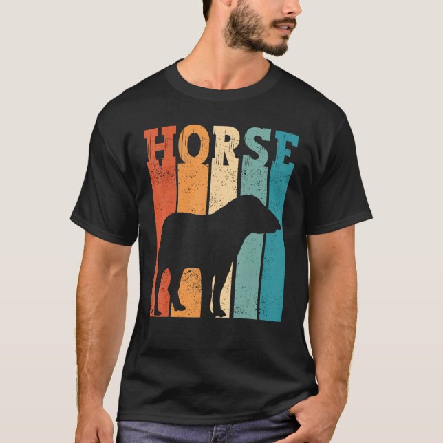 Ex Mormon Tapir Horse LDS Retro Exmo Horse_2 T-Shirt (Vorderseite)